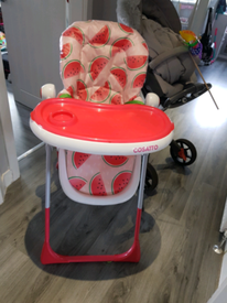 cosatto high chair watermelon